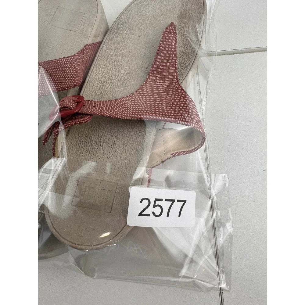 Fitflop Womens Adjustable‎ Buckle Thong Sandals Size 7 US Comfort Walking